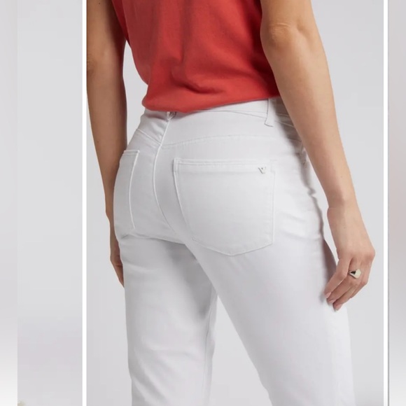 Wit & Wisdom ‘Ab'Solution Raw Hem High Waist Crop Slim Jeans. - Picture 5 of 15